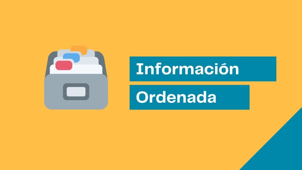 informacion ordenada